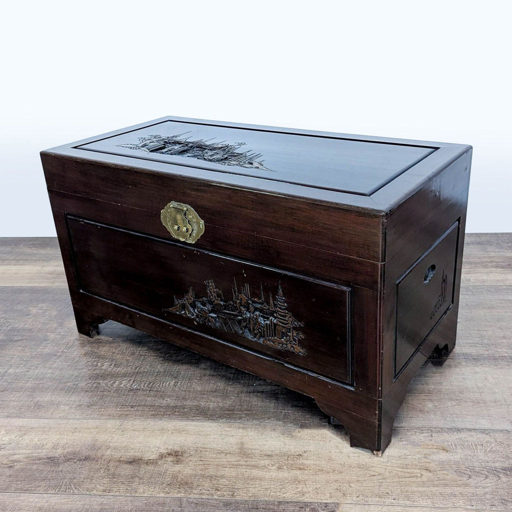 Vintage Chinese Carved Chest