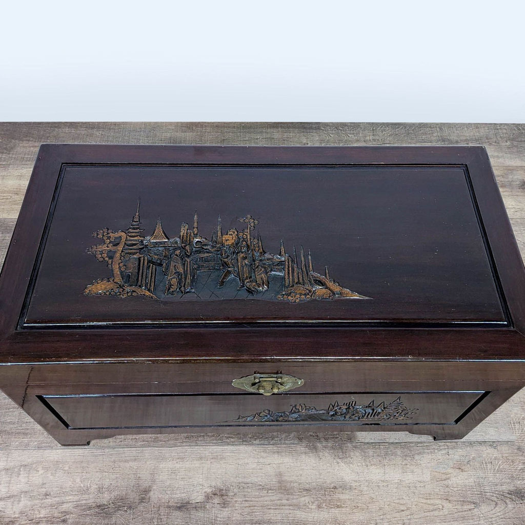 Vintage Chinese Carved Chest