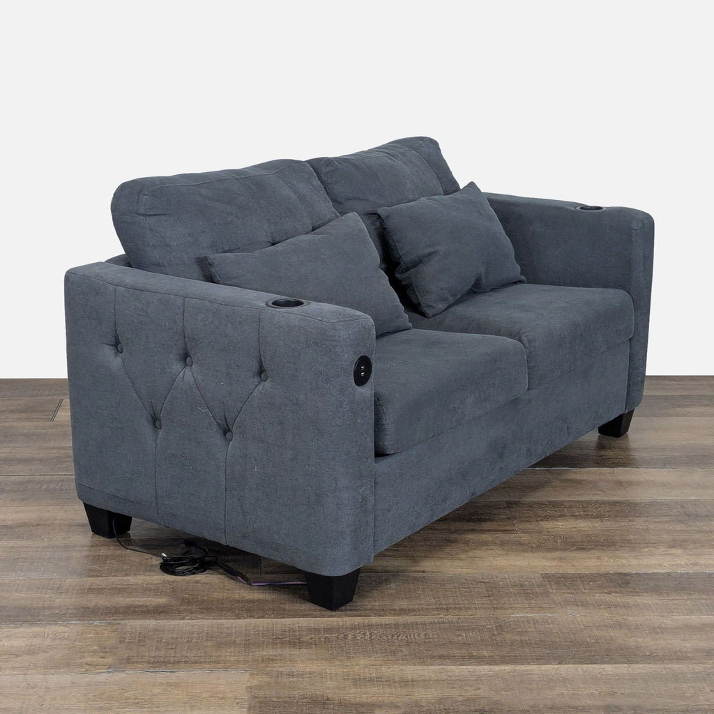 Wade Logan Arval 67'' Upholstered Modern Sleeper Sofa