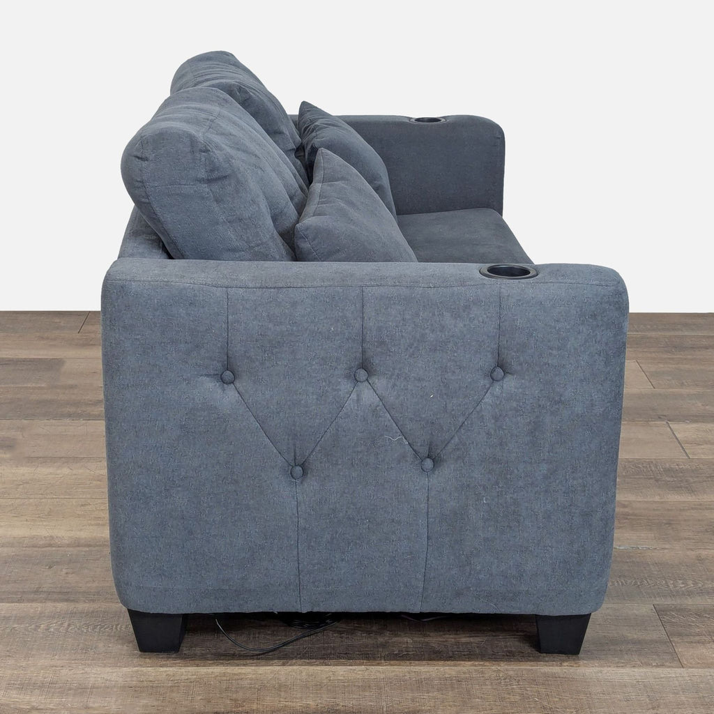 Wade Logan Arval 67'' Upholstered Modern Sleeper Sofa