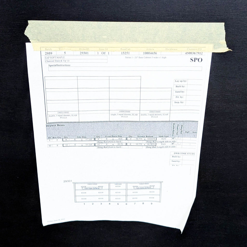 Room & Board Modern Black 9-Drawer Dresser with Metal Accents