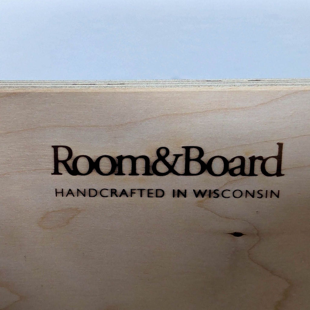 Room & Board Modern Black 9-Drawer Dresser with Metal Accents