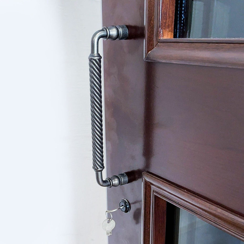 Le Cache Wooden Wine Refrigerator with Glass Door and Racks