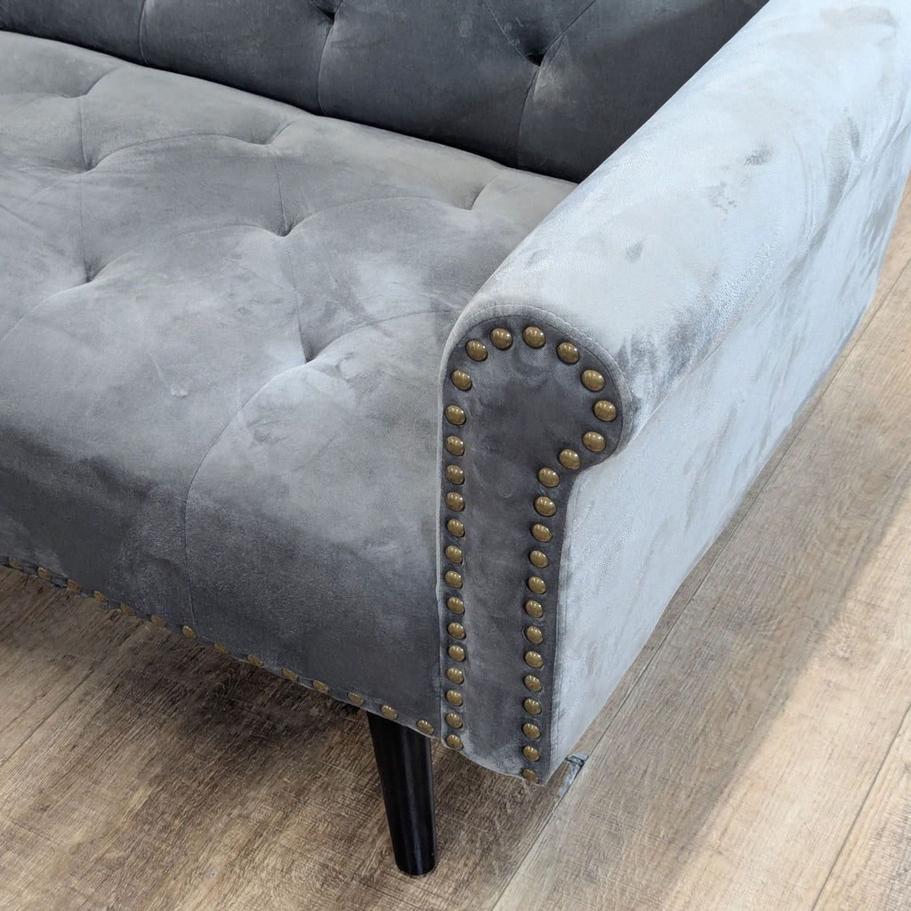 Veryke L-Shaped Sectional Sofa with Convertible Sleeper and Ottoman - Accepted Offer (25.82% discount)