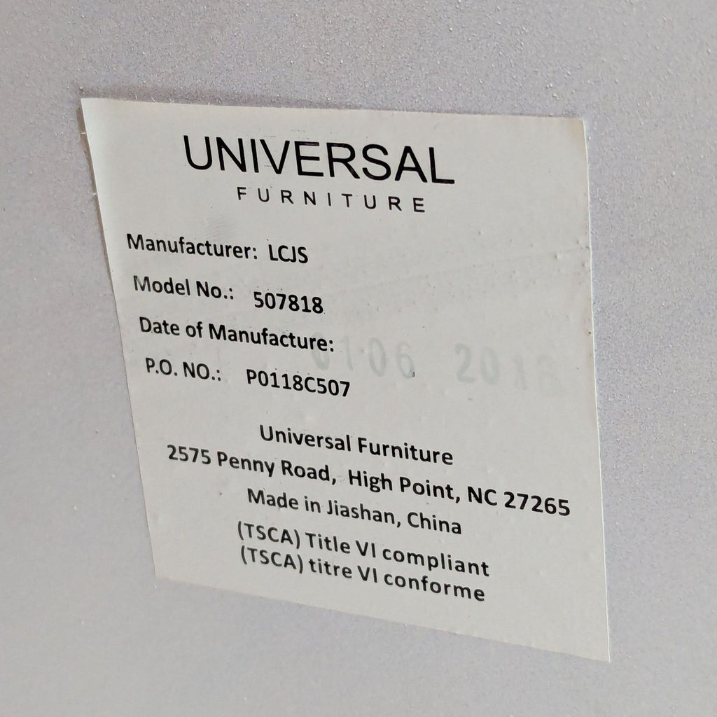 Universal Furniture Playlist Round Cocktail Table