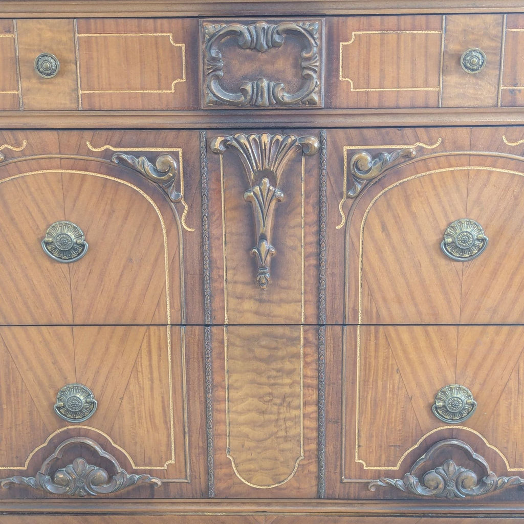 Antique Tallboy Dresser with Cedar Lined Drawer