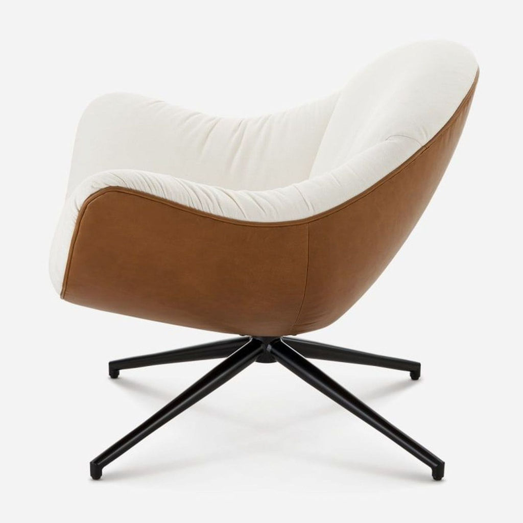 Castlery Arden Performance Fabric Swivel Armchair