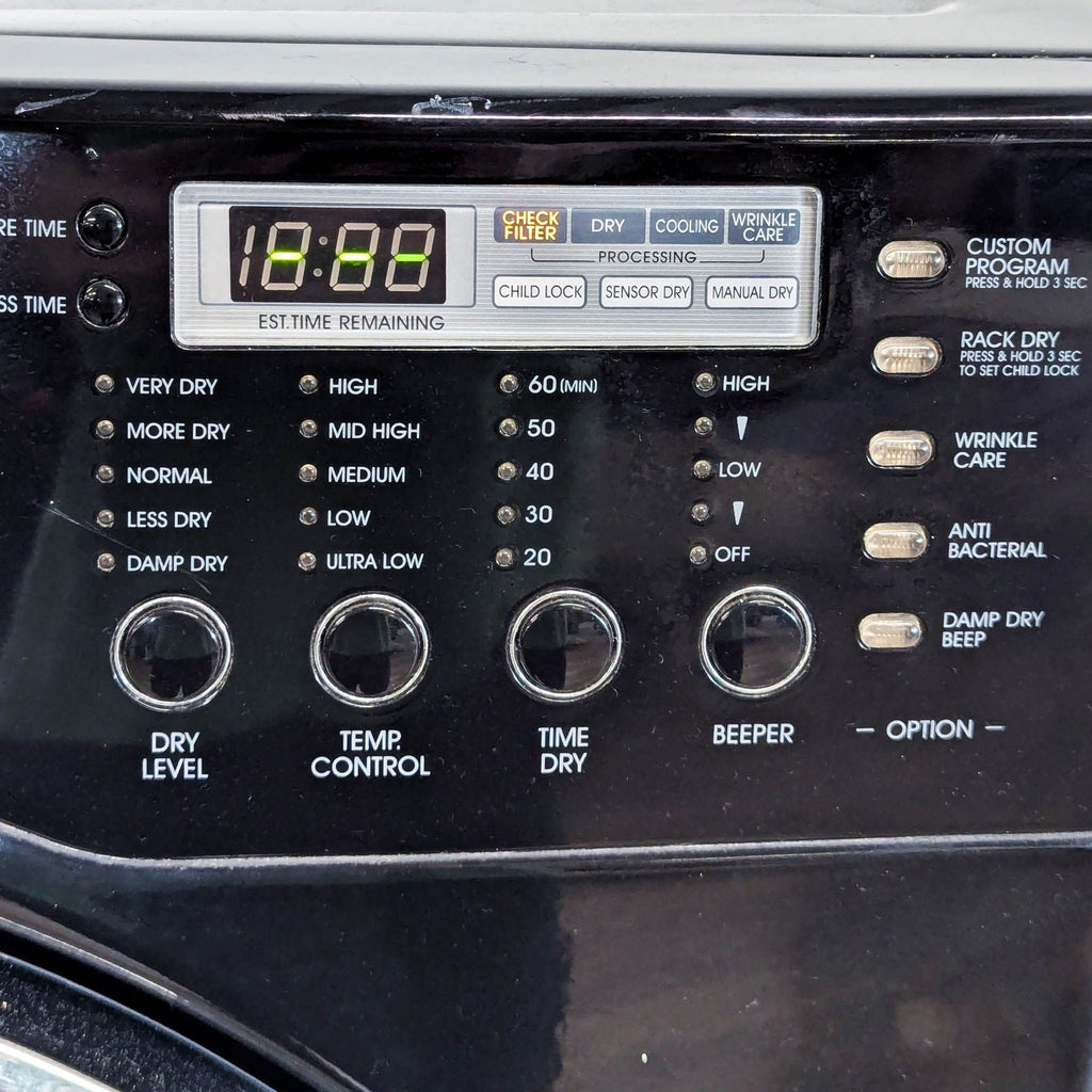 LG DLG5988B Front Load Washer - Black