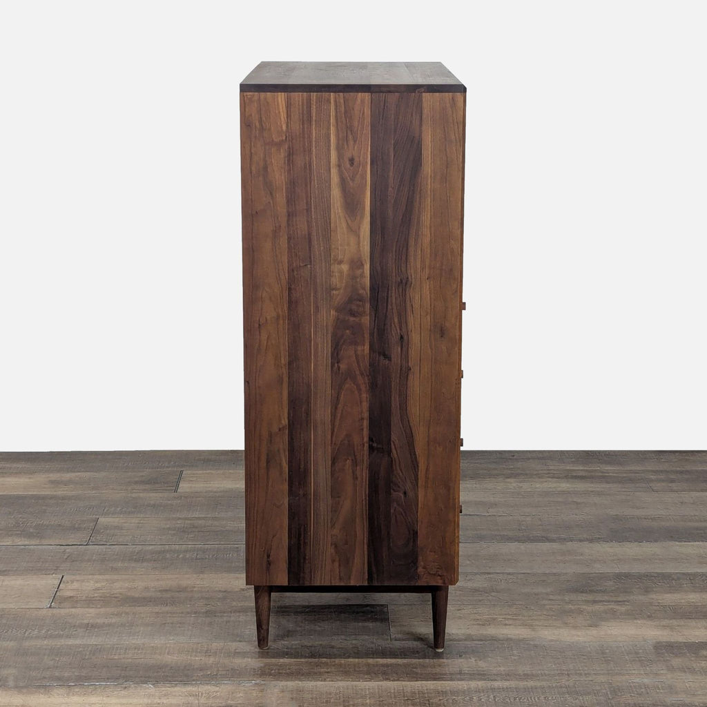 Room and Board Modern Walnut Dresser with Cabinet