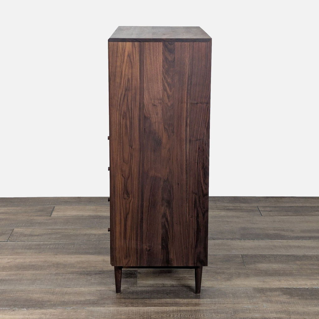 Room and Board Modern Walnut Dresser with Cabinet