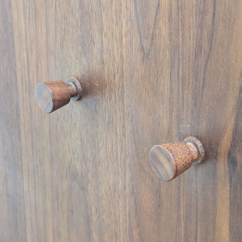 Room and Board Modern Walnut Dresser with Cabinet