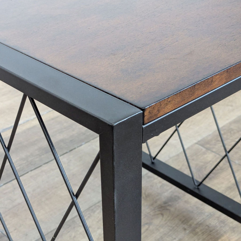 Ashley Furniture Metal & Wood End Table