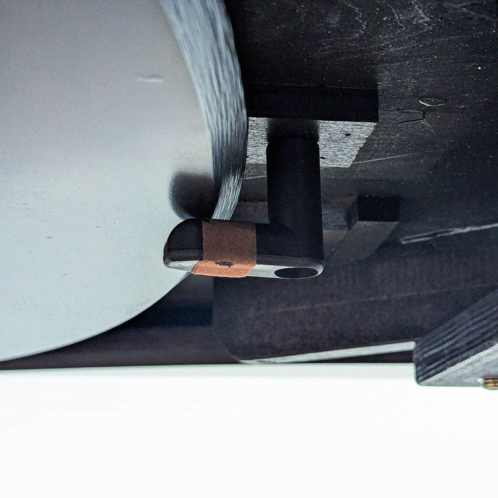 Rooms To Go Round Drop Leaf Table with 4 Slat Back Chairs in Cherry Merlot