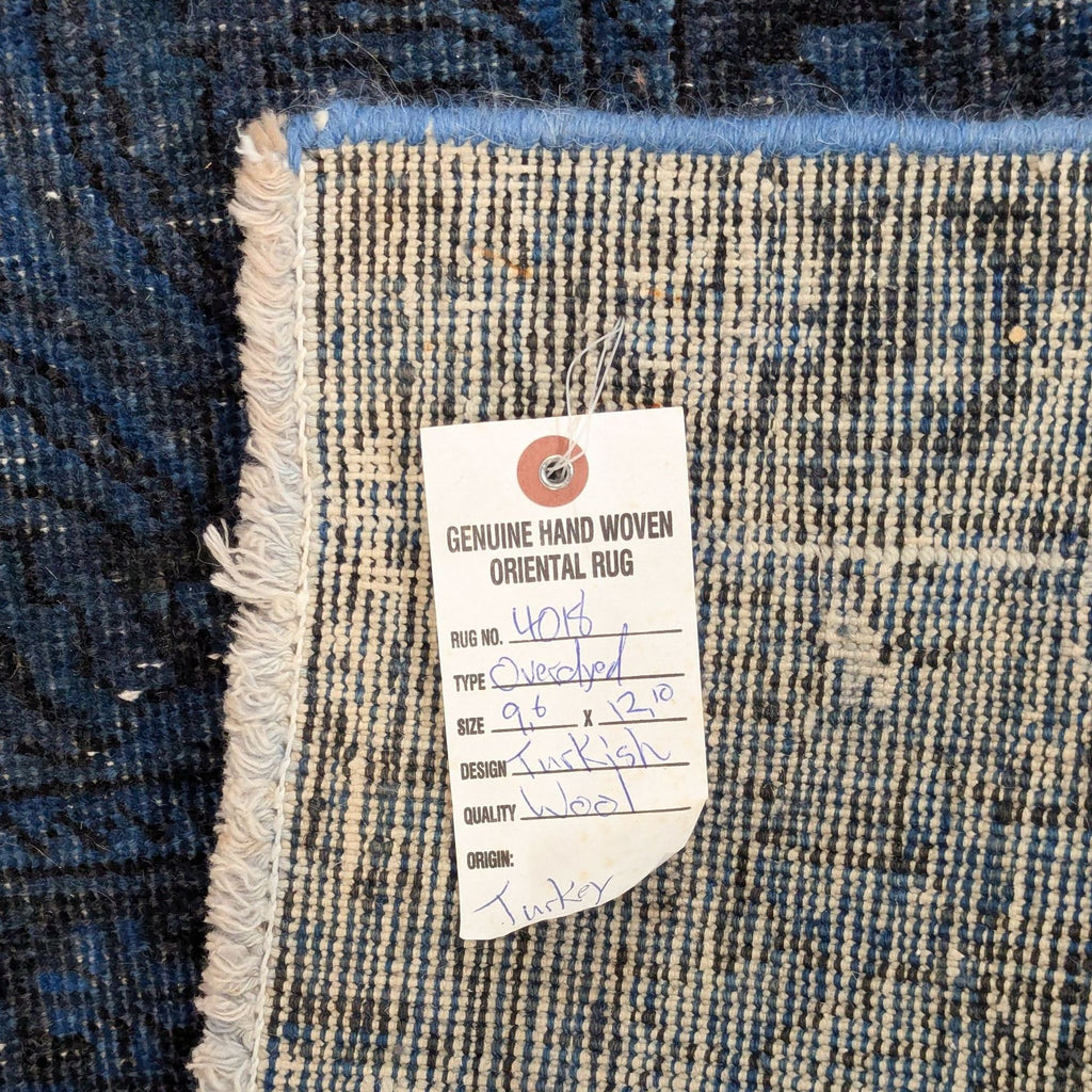 Vintage Wool Turkish 10x13 Area Rug