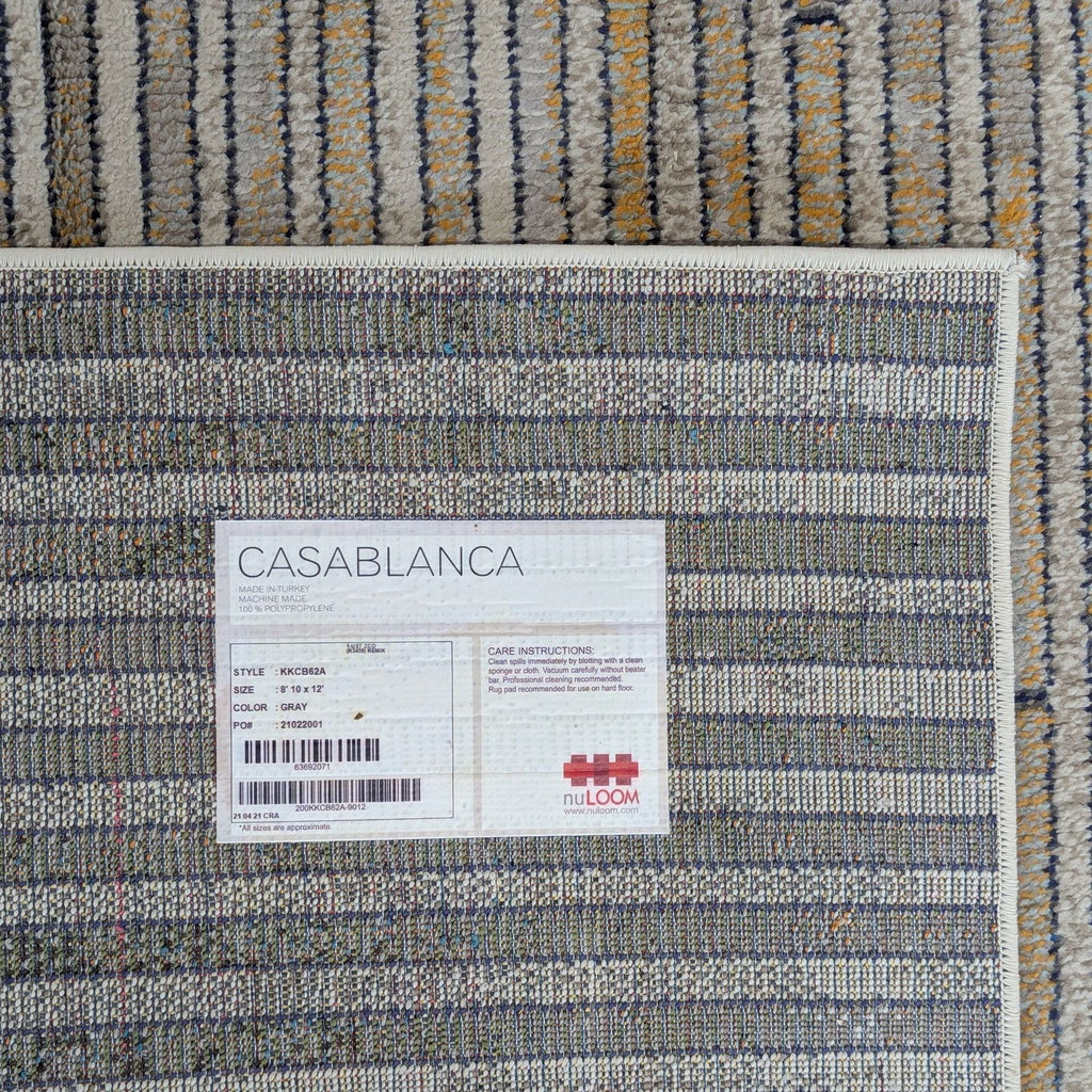 nuLoom Adrienne Durable Abstract Contemporary 9x12 Area Rug