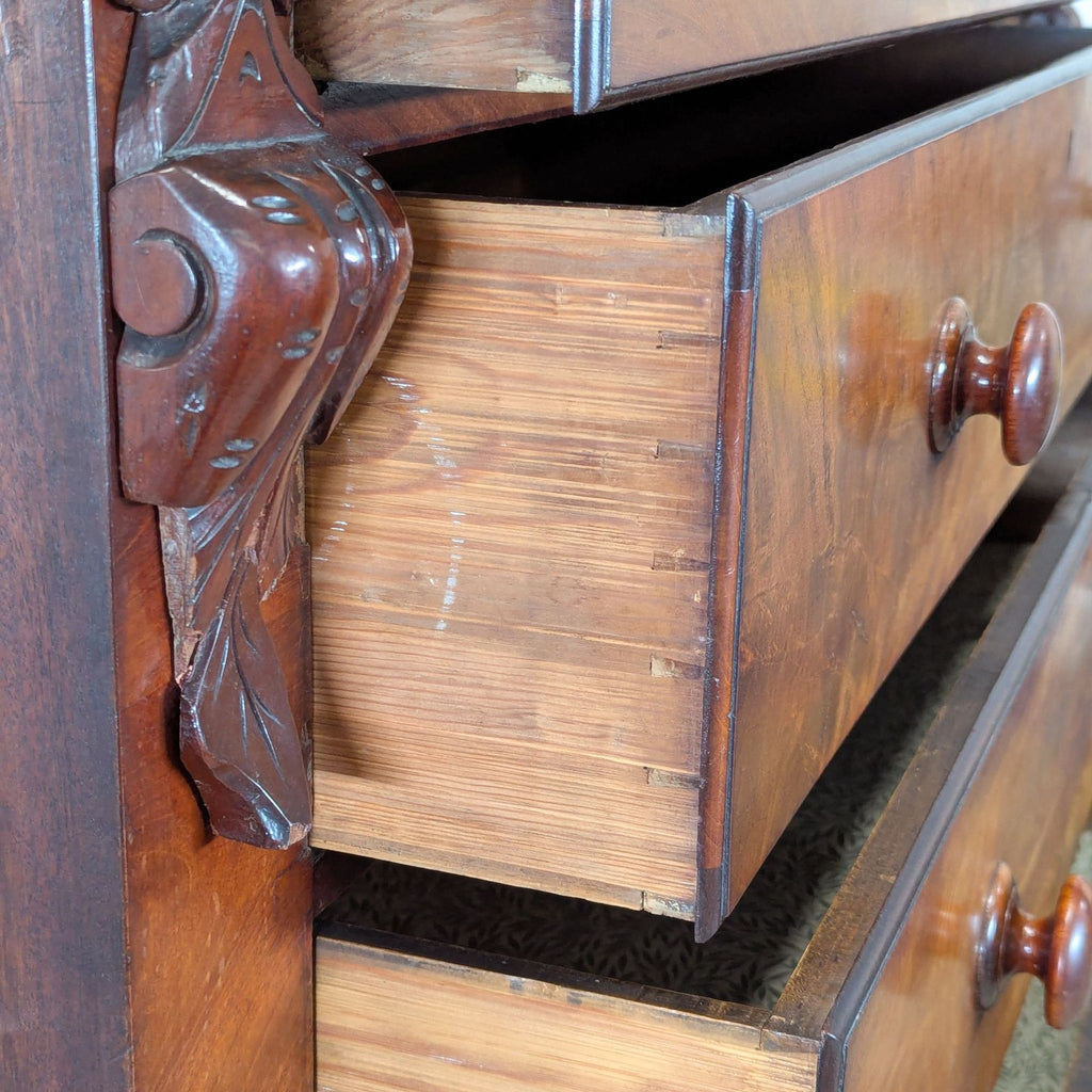Vintage Traditional Solid Wood Chest of Drawers