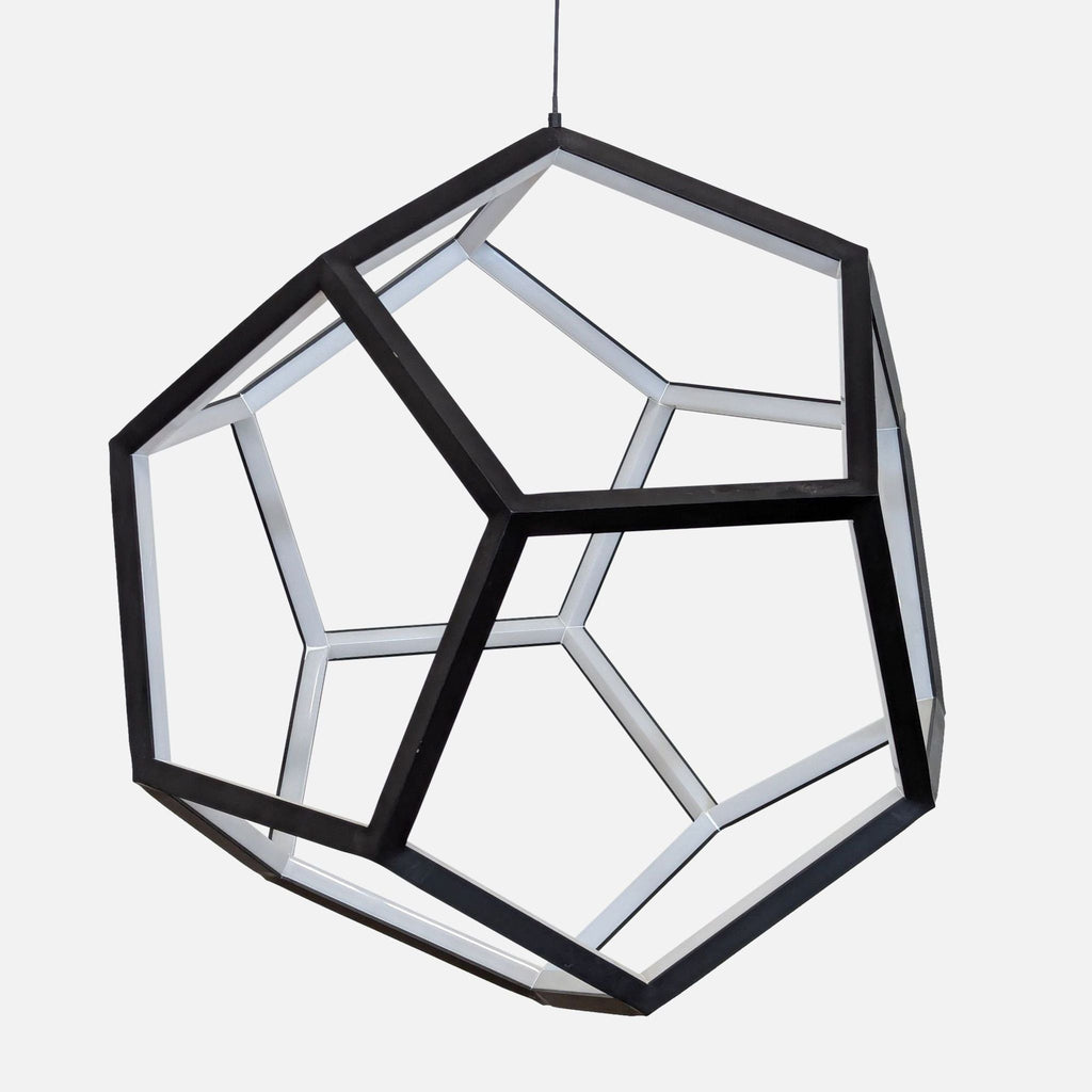 ET2 Penta 22" Wide Black LED Pendant Light