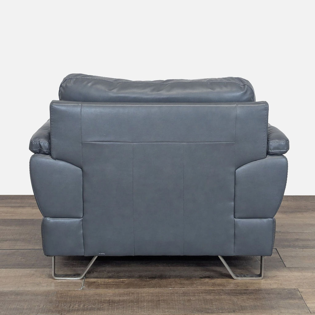 Armchair, real leather