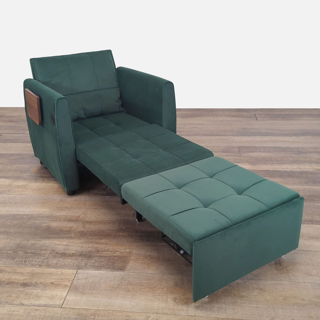 Yalissey Modern 4-in-1 Convertible Sleeper Chair Bed