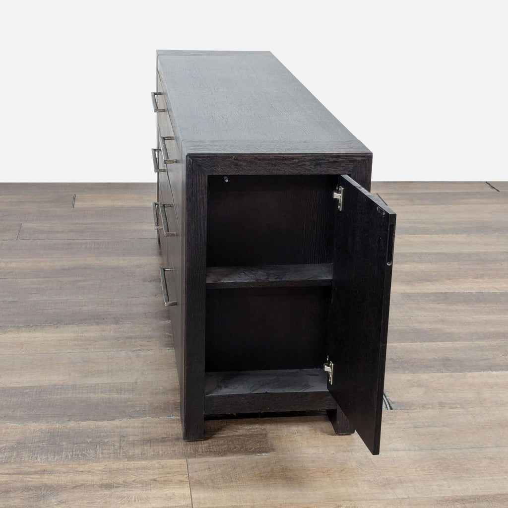 Metropolitan Home Six Drawer Two Cabinet Wood Dresser