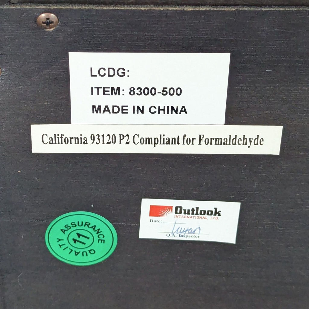 Metropolitan Home Six Drawer Two Cabinet Wood Dresser