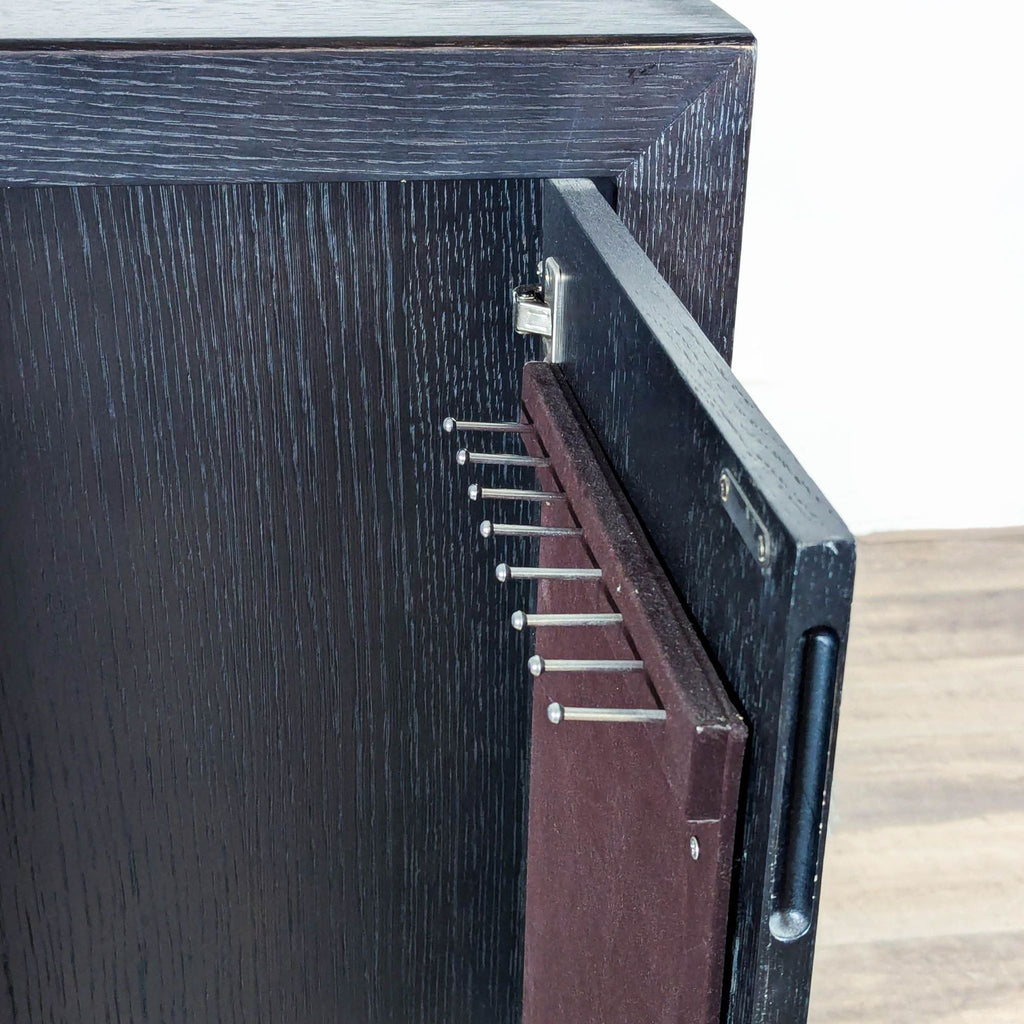 Metropolitan Home Modern Five Drawer Chest with Two Cabinets