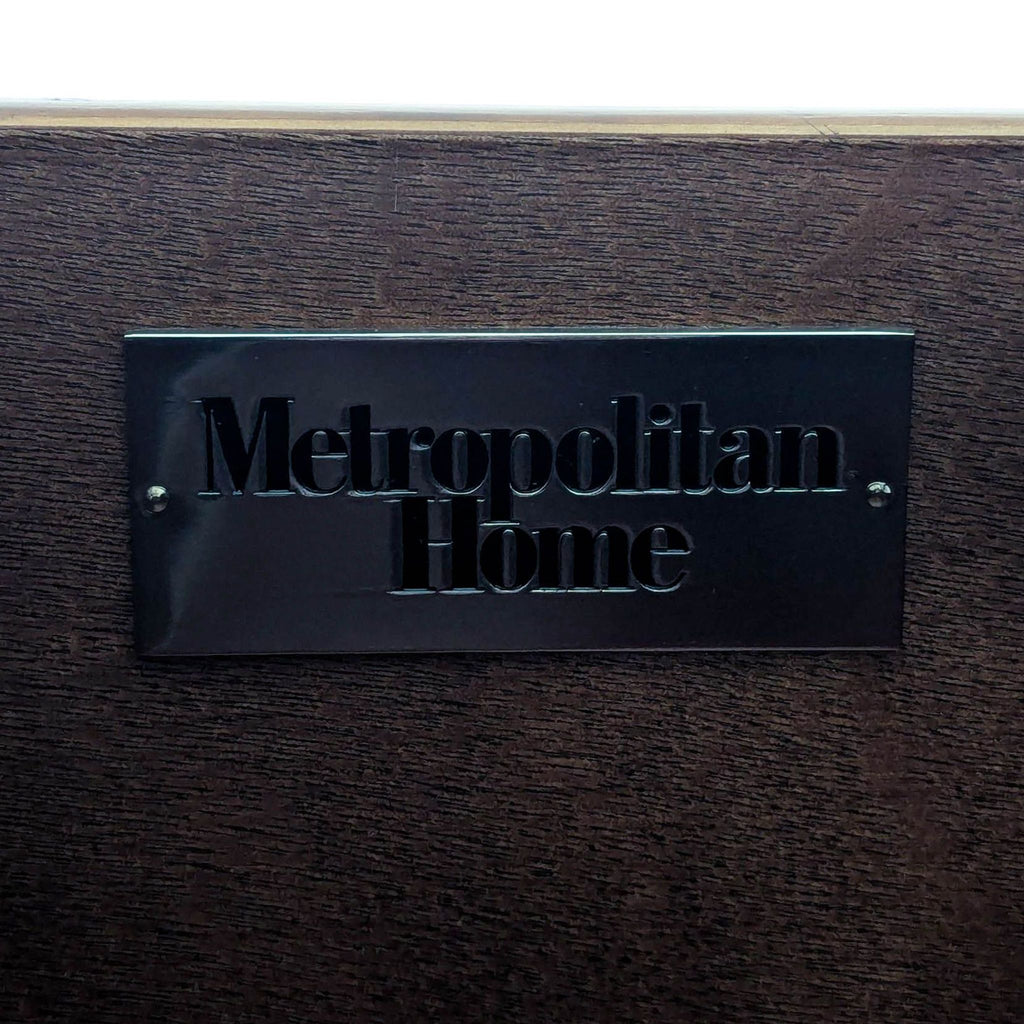 Metropolitan Home Modern Five Drawer Chest with Two Cabinets