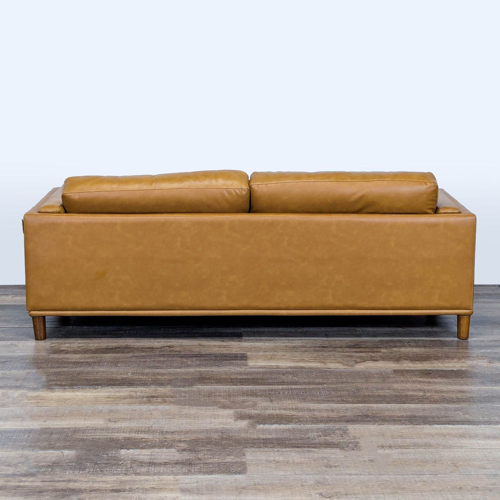 Wade Logan Salix Modern Leather Sofa