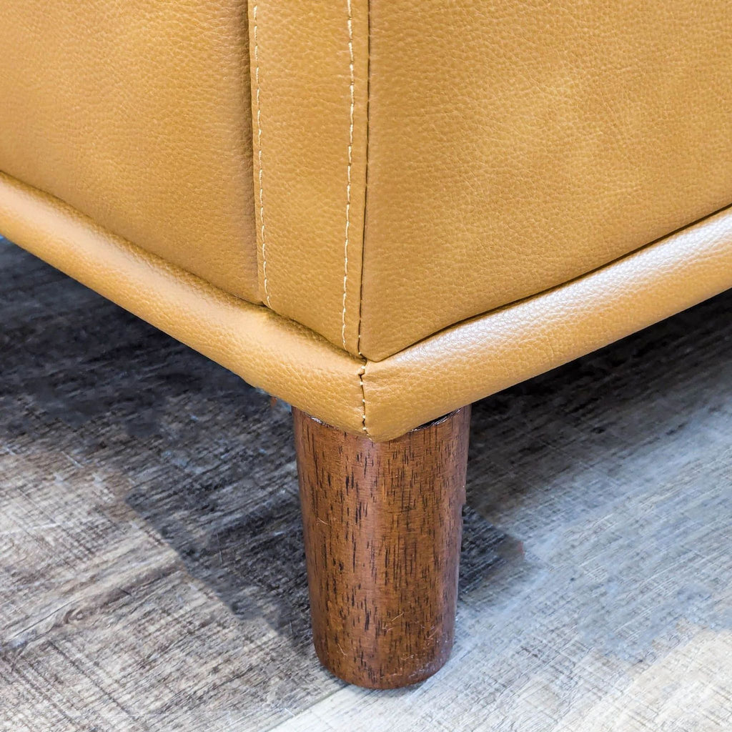 Wade Logan Salix Modern Leather Sofa