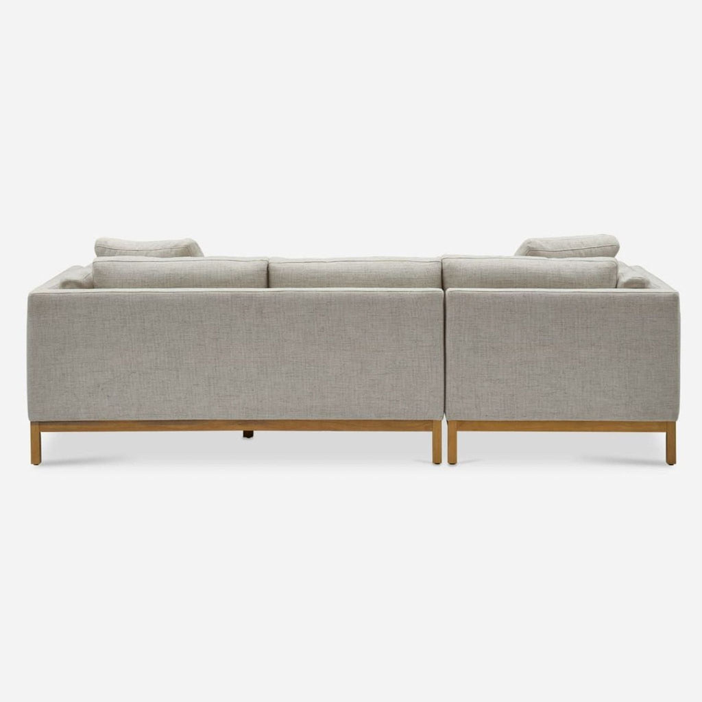 Castlery Owen Chaise Sectional Sofa in Opal Beige