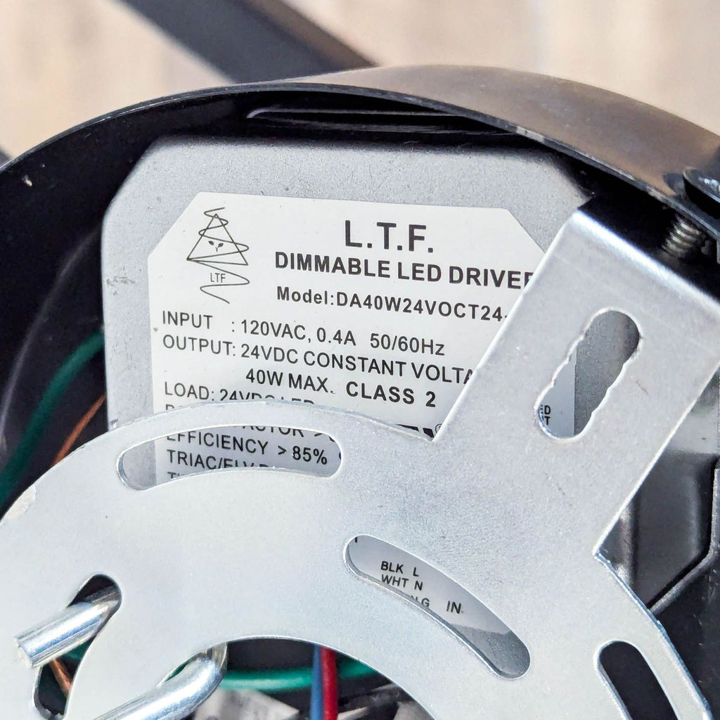 Modern Black Geometric LED Chandelier