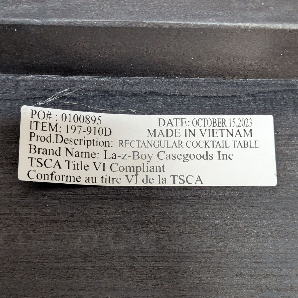 La-Z-Boy Sunset Valley Rectangular Cocktail Table