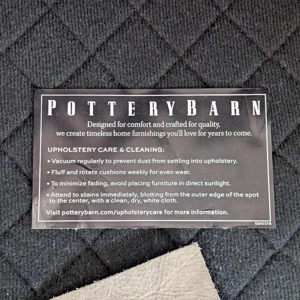 Pottery Barn Wells Leather Swivel Chair