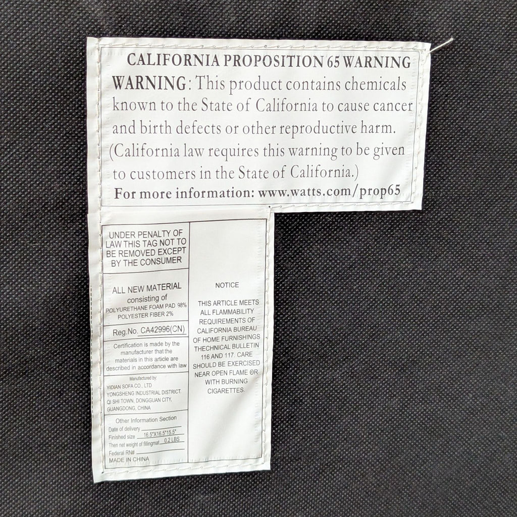 Grey Chaise Lounge with Storage