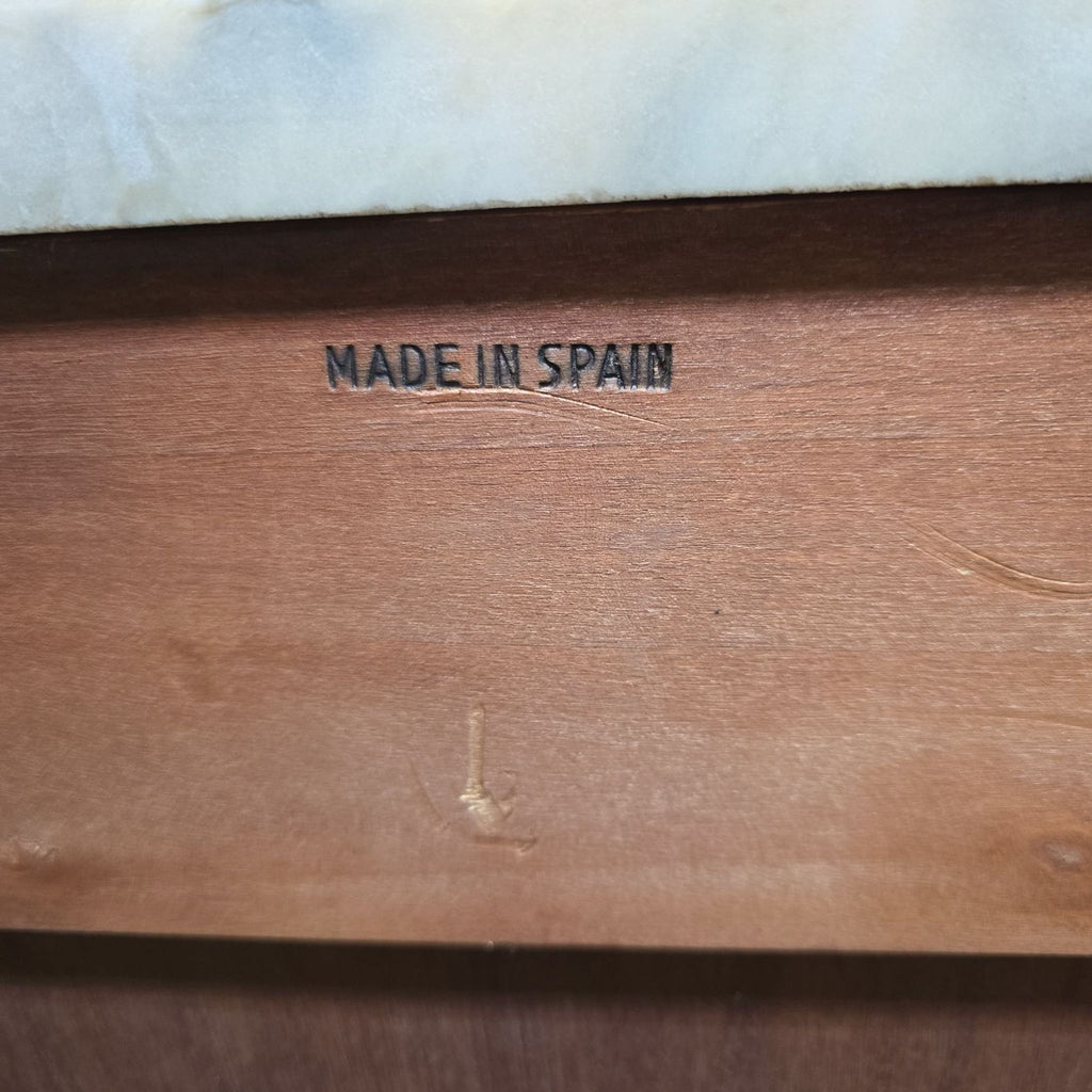 Antique Sideboard with Marble Top