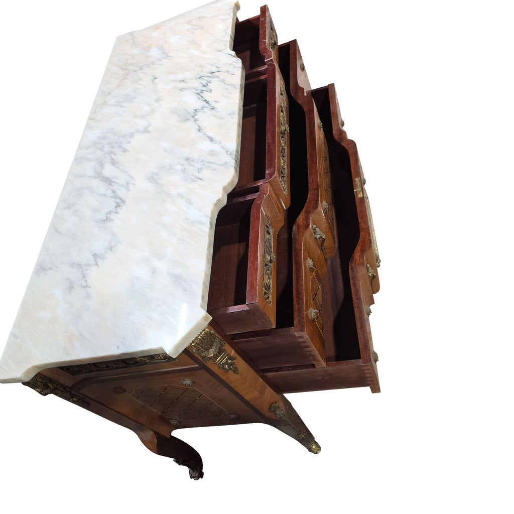 Antique Sideboard with Marble Top