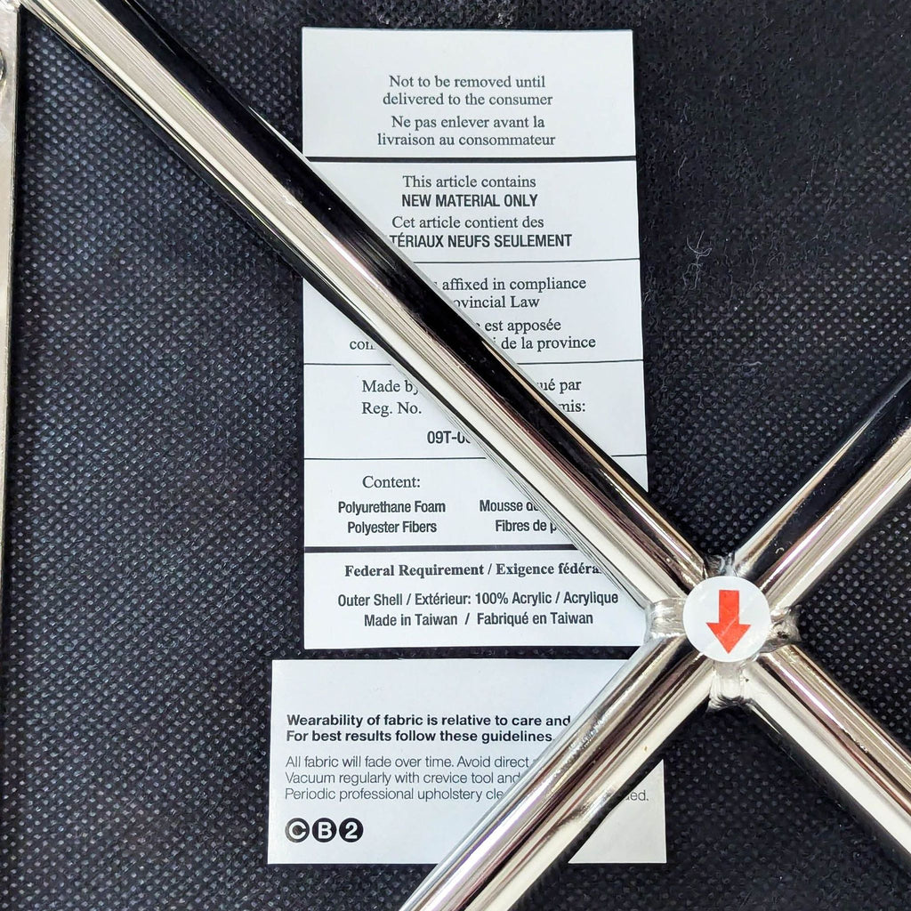 CB2 Charlie Grey Bar Stool