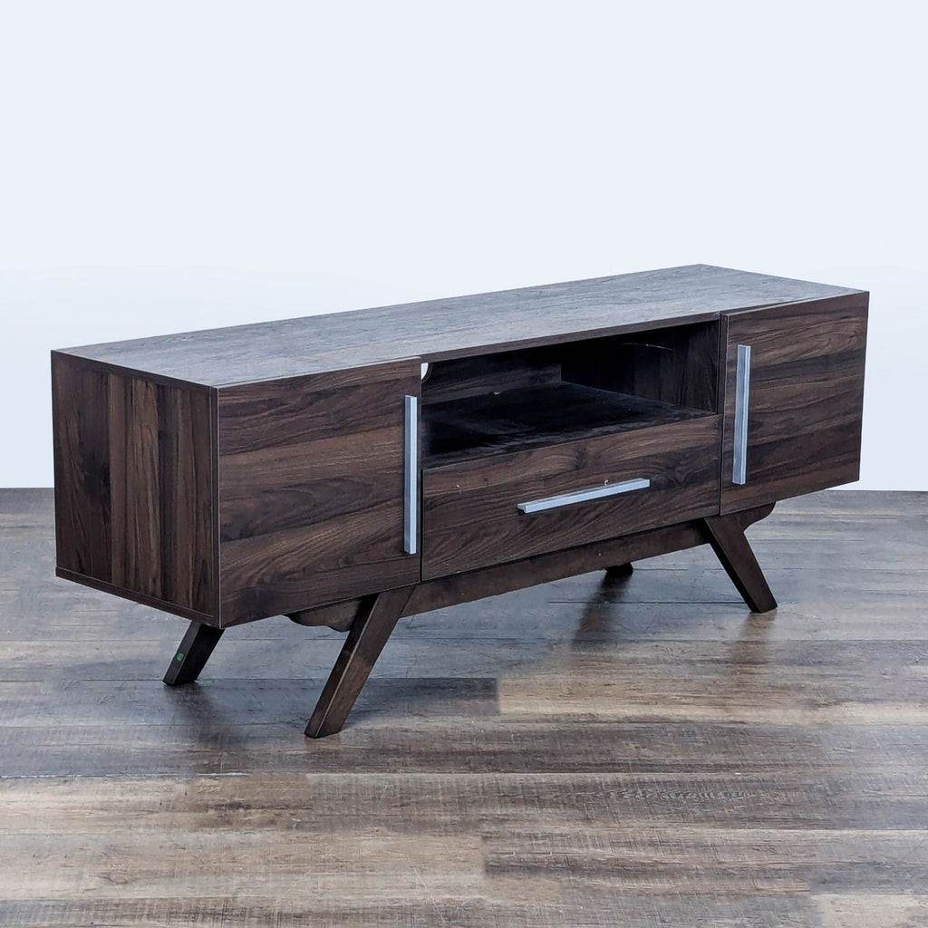 Asher Walnut Brown TV Stand