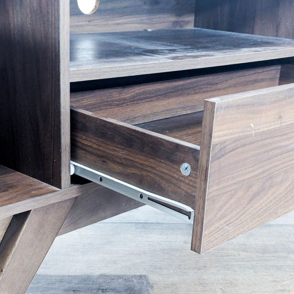 Asher Walnut Brown TV Stand