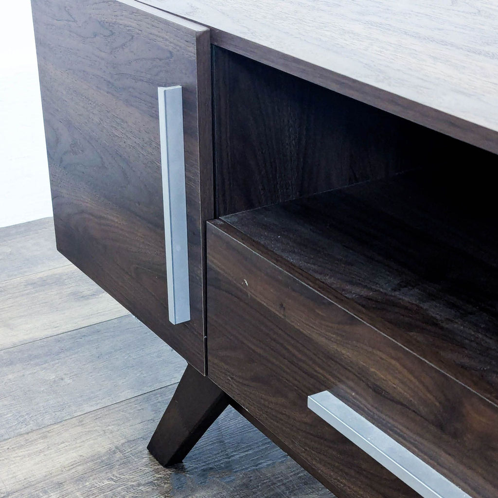Asher Walnut Brown TV Stand