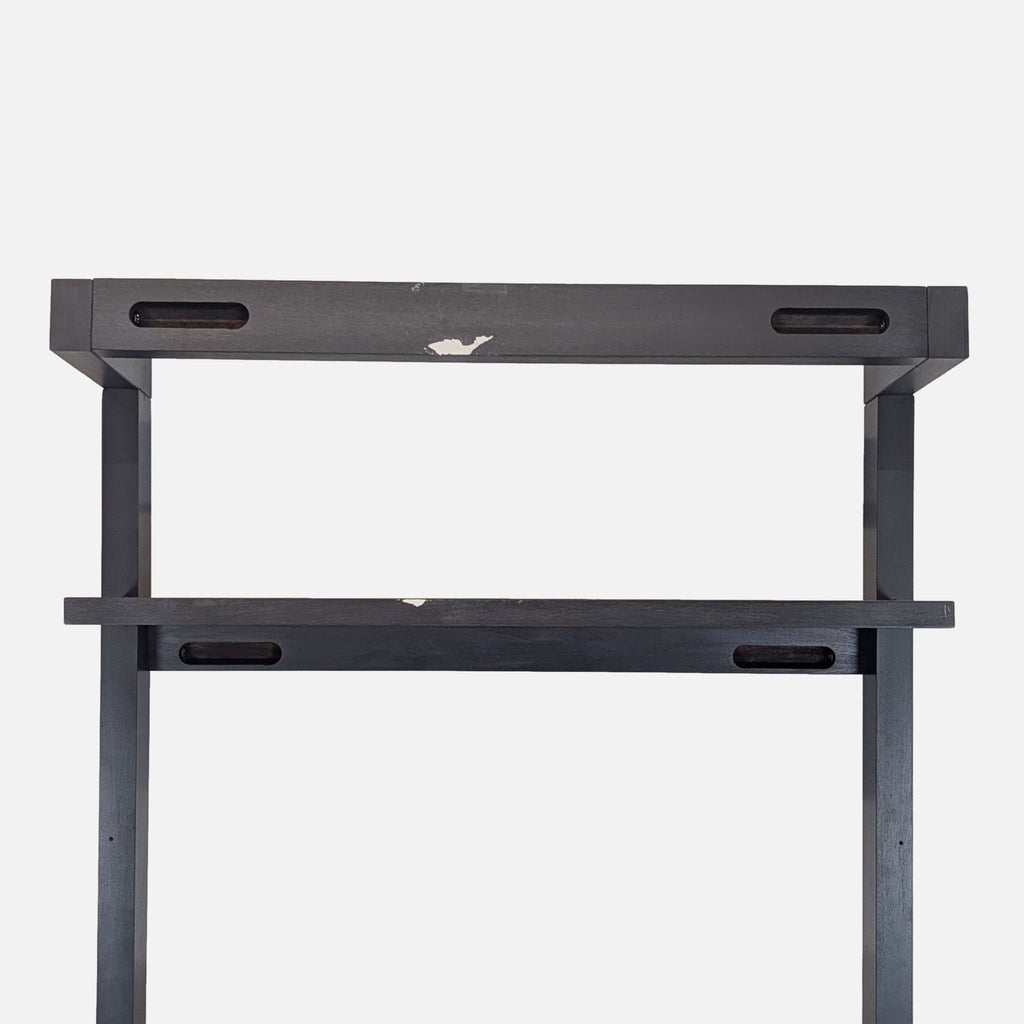 Crate & Barrel Sawyer Five Shelf Leaning Bookcase