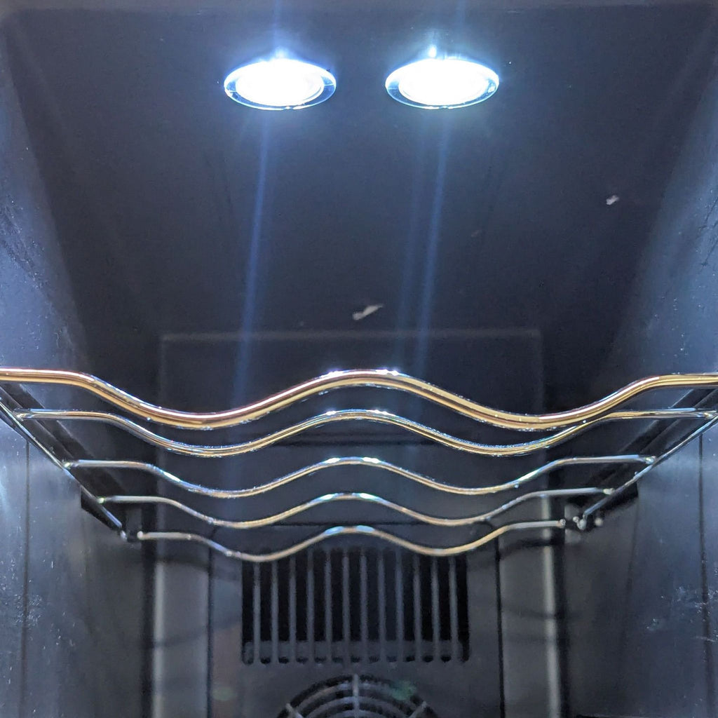 Ivation - 12 Bottle Thermoelectric Wine Cooler, Quiet Freestanding Wine Fridge - Black