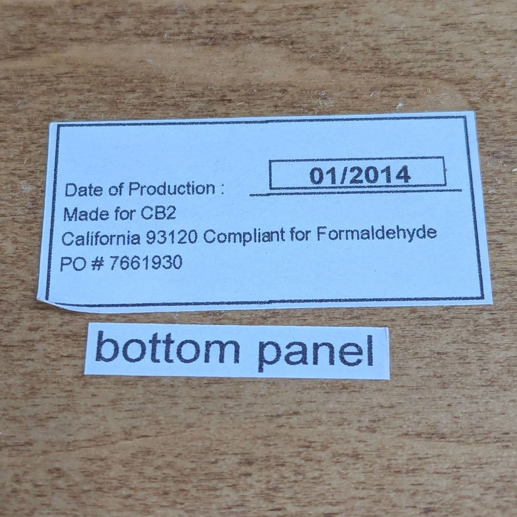 CB2 Lift Storage Bench