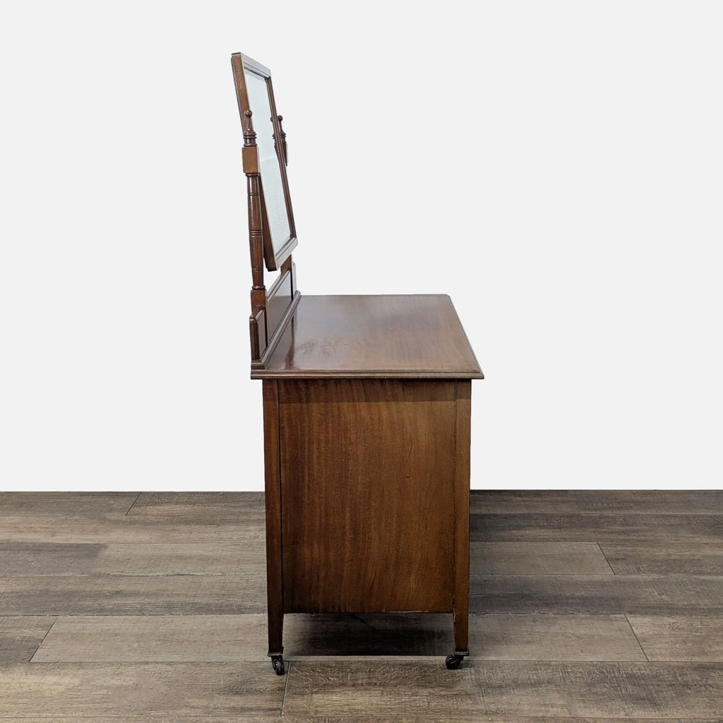 Antique Edwardian Dressing Table with Mirror