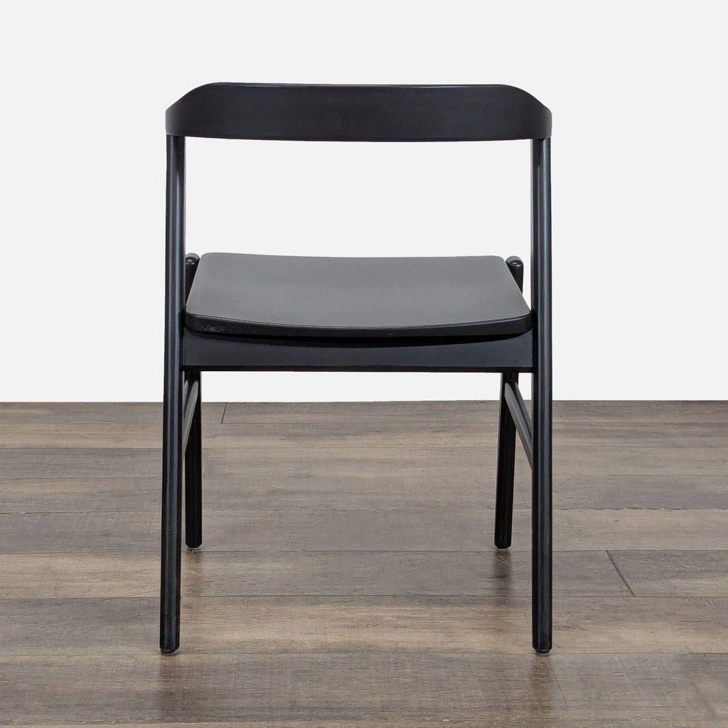 Set of Eight Mid-Century Wood Dining Chairs