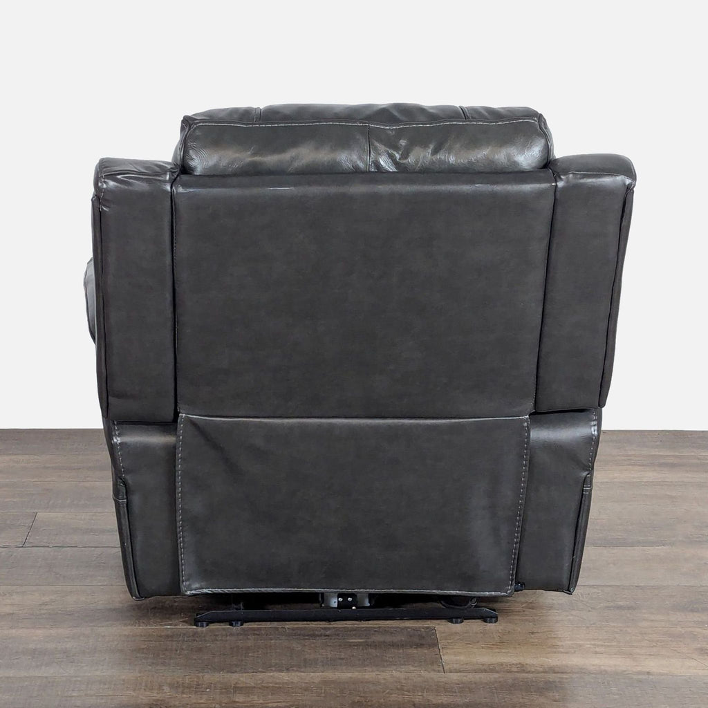 Living Spaces Pleather Power Recliner