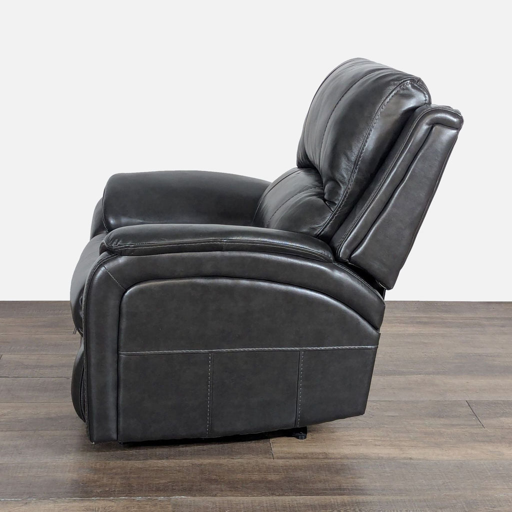 Living Spaces Pleather Power Recliner