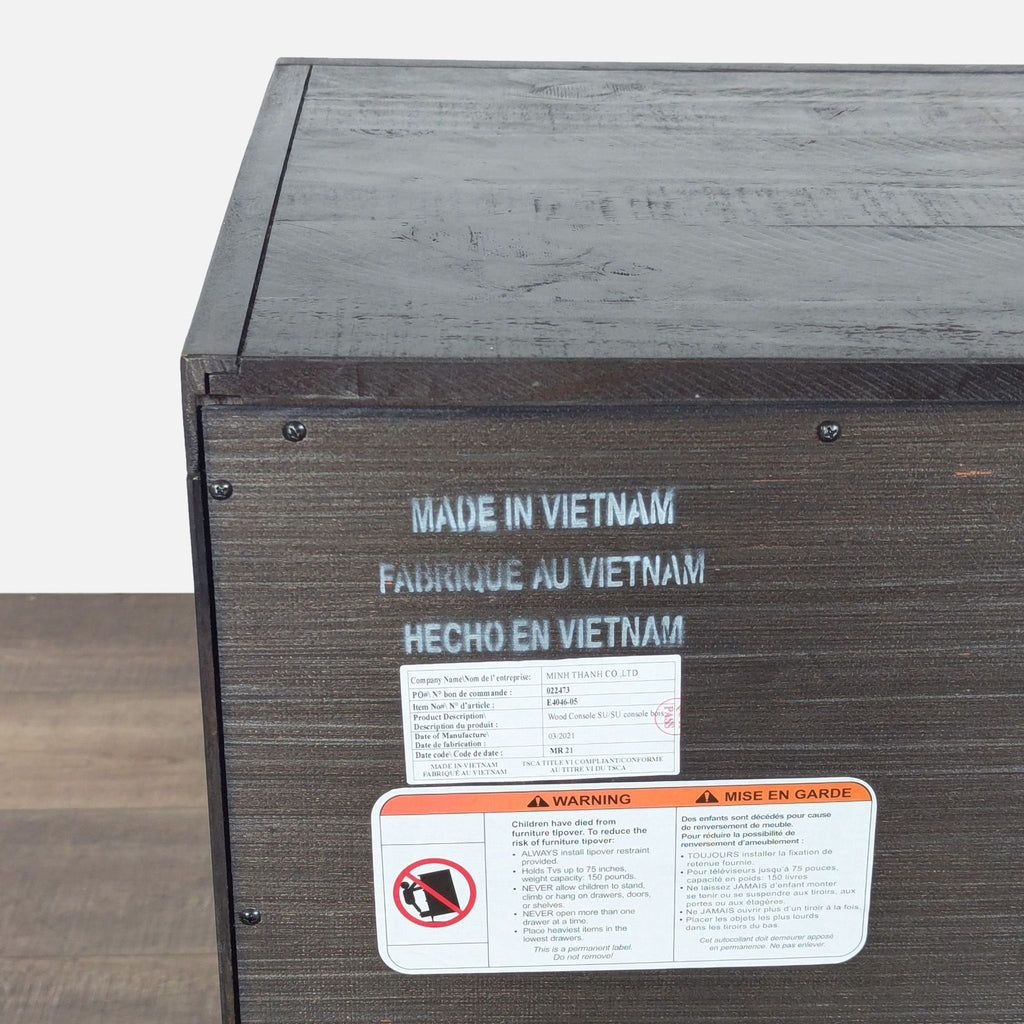 Living Spaces Media Cabinet