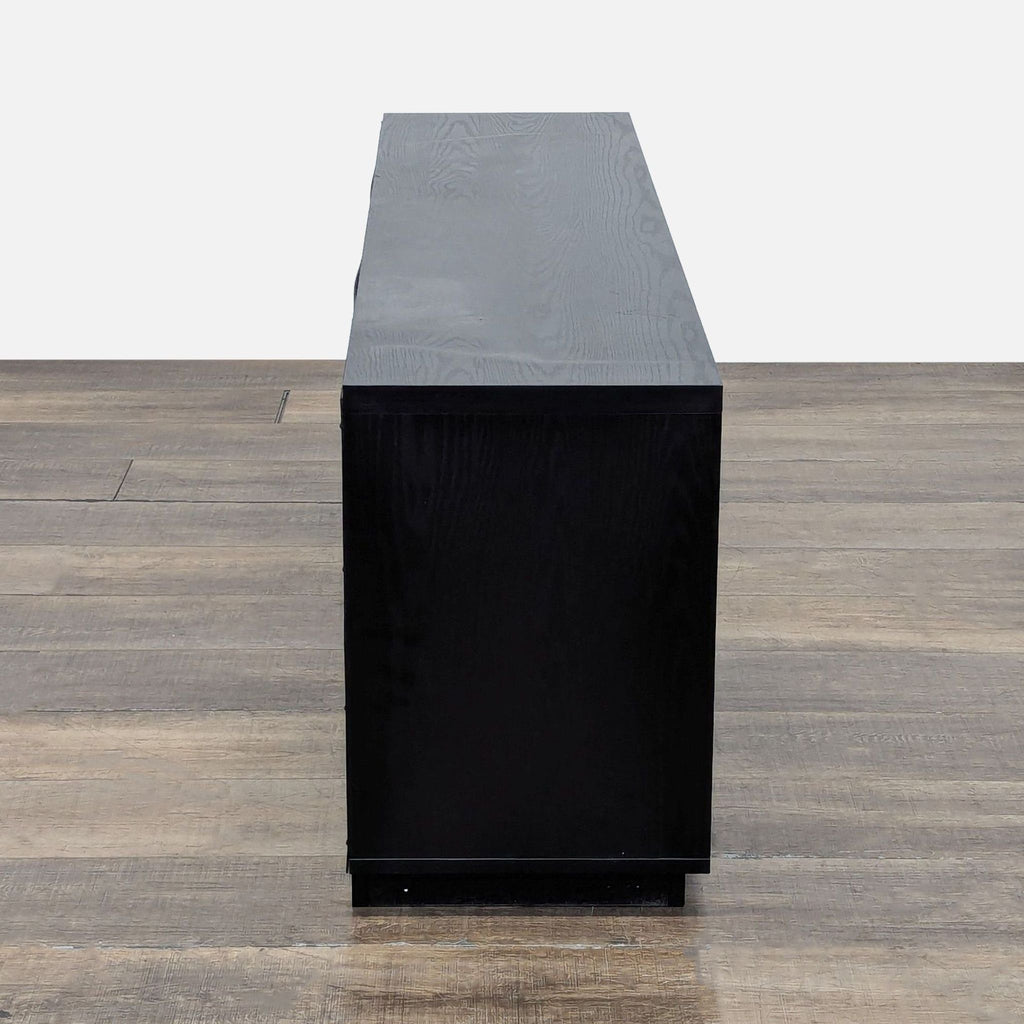 Presque Black Grain Rectangular TV Stand