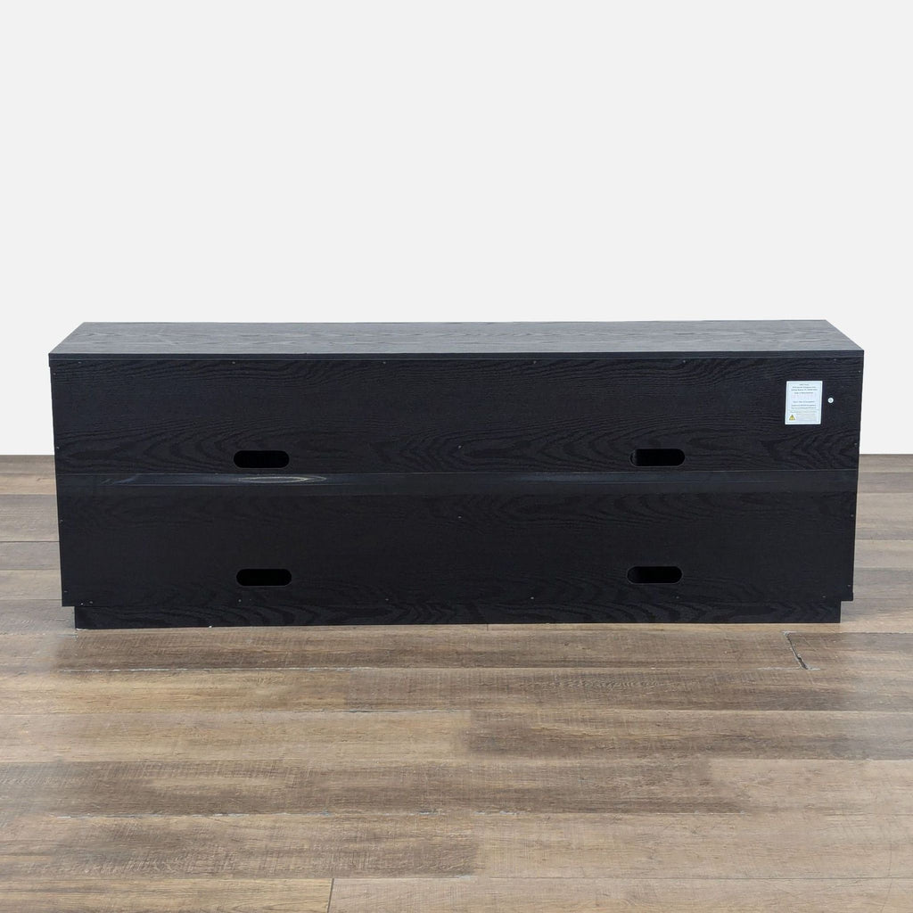 Presque Black Grain Rectangular TV Stand